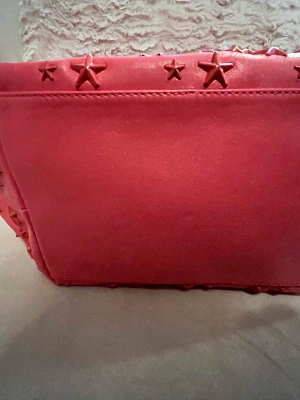 Jimmy Choo Pink Star-Studded Tote Bag - Picture 2 of 3